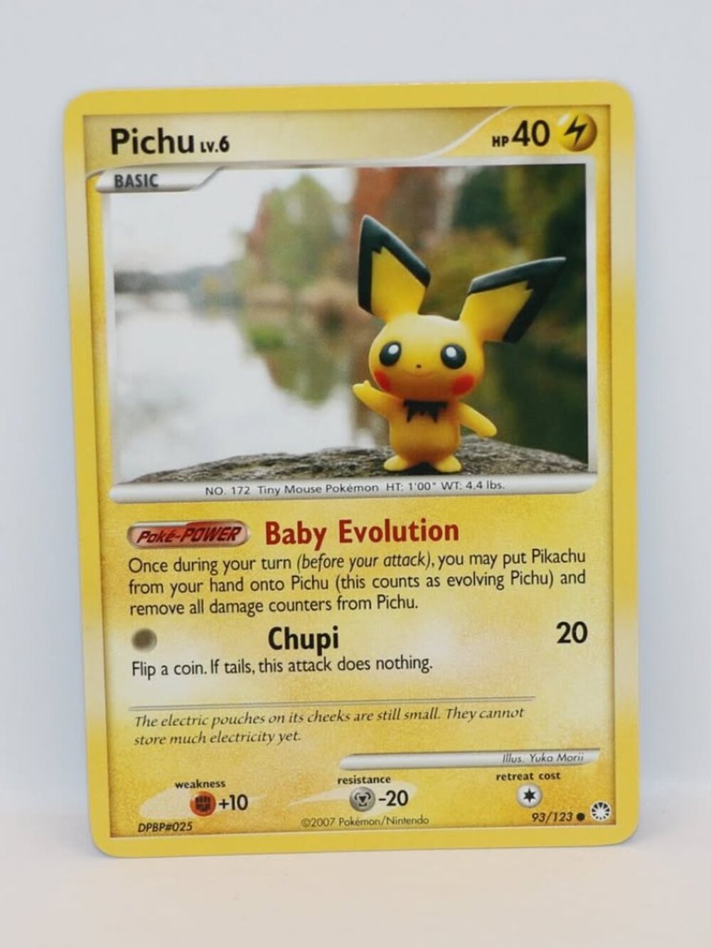 2007 Pichu 93 Mysterious Treasures